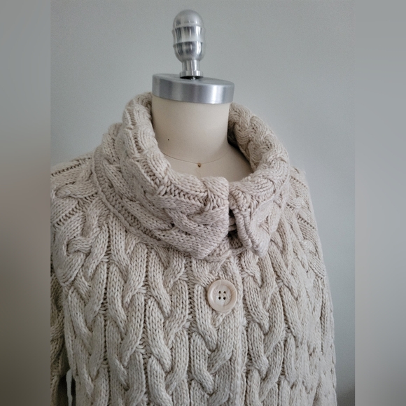 ZARA wool chunky cable knit sweater - Picture 9 of 14